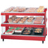 Hatco GR3SDS-33D Dual Shelf Slanted Display Warmer with Heated Glass Shelves
