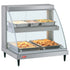 Hatco GRCD-1PD Countertop Heated Display with Curved Glass and 1 Pan Dual Shelves