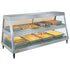 Hatco GRHD-4PD See-Thru Countertop Heated Display Case with 4 Pan Dual Shelf