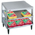 Hatco GRPWS-4818D Countertop Pass-Thru Pizza Warmer with Double Slanted Shelves
