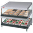 Hatco GRSDS-24D Countertop 24" Multi-Product Display Warmer with 2 Slanted Shelves