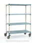 Metro Q436EG3 MetroMax Q Stem Caster Cart, Open Grid Shelves