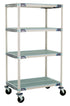 Metro X536BGX3 MetroMax i Stem Caster Cart, Open Grid Shelves