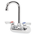 Krowne Metal 10-400L Splash Mount Commercial Faucet with 3-1/2" Gooseneck Spout