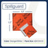 Novipax 100920813 SpillGuard - 400 Individual SpillGuards, Single Case - Instant Hazard Identification and Fluid Containment - Traps Fluid & Marks Slipping Hazard Areas, Safety, Water & Liquid Absorbing Pad/Mat