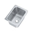 Vollrath 101-1-2 Single Compartment Drop-In Sink 10"W x 14" Front-to-Back x 10" Deep Compartment