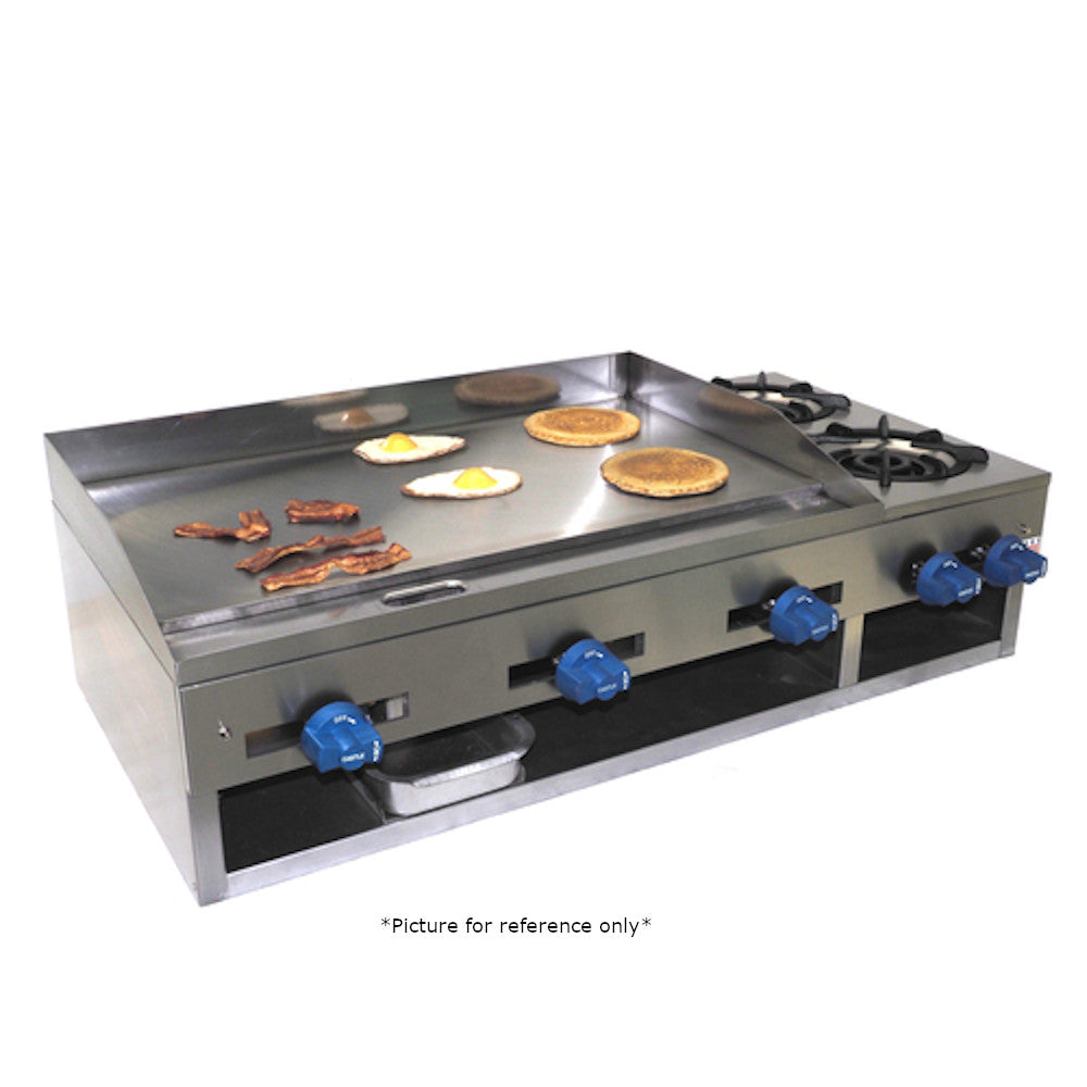 Comstock Castle 10201 30" Countertop Gas Griddle/Hotplate- 48,000 BTU