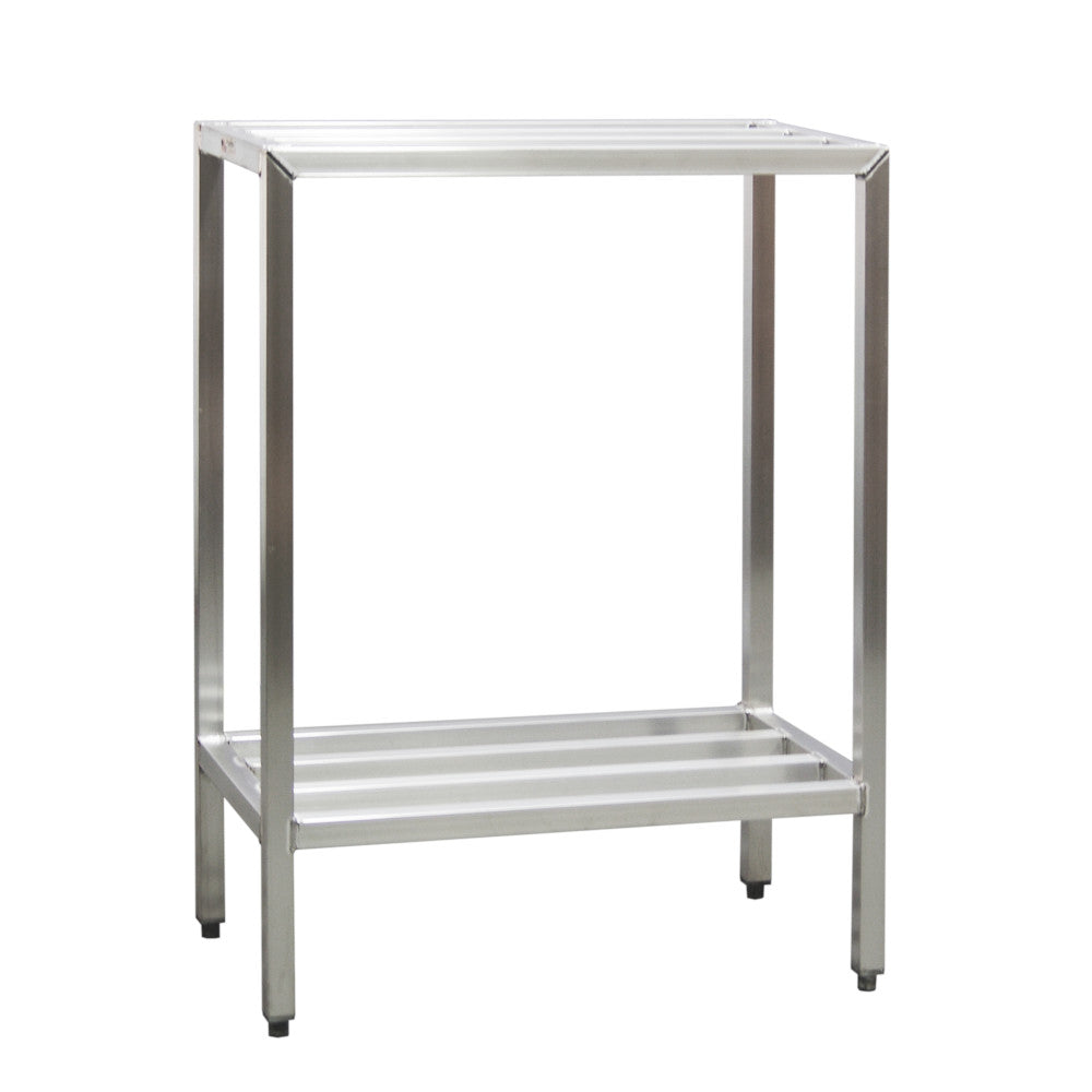 New Age 1021 Two-Tier 20"D x 48"H x 36"L H.D. Shelving Unit 1500 lb. Capacity