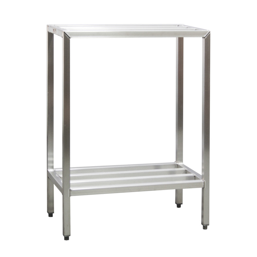 New Age 1023 Two-Tier 20"D x 48"H x 60"L H.D. Shelving Unit 1500 lbs. Capacity