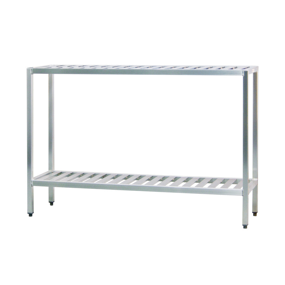 New Age 1025TB Two-Tier 24"D x 48"H x 36"L T-Bar Shelving Unit 1000 lb. Capacity