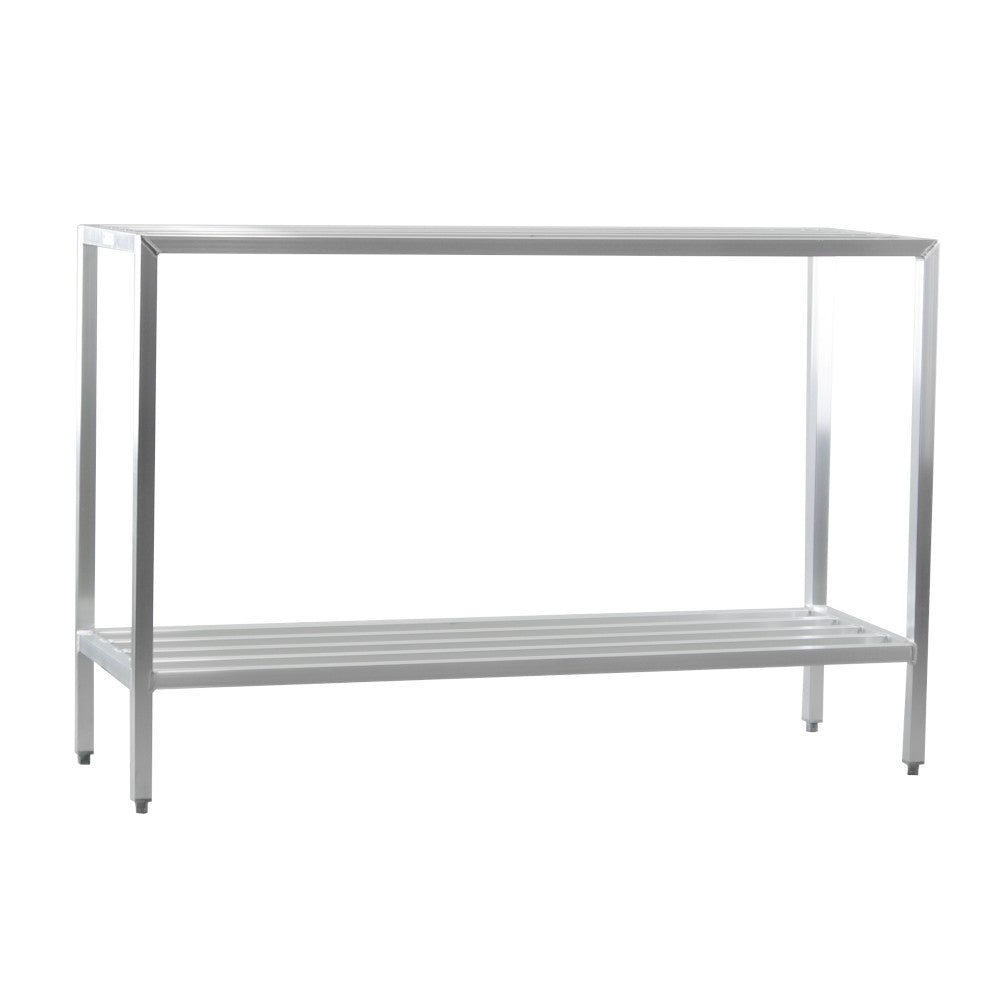 New Age 1028 Two-Tier 24"D x 48"H x 72"L H.D. Shelving Unit 1500 lbs. Capacity
