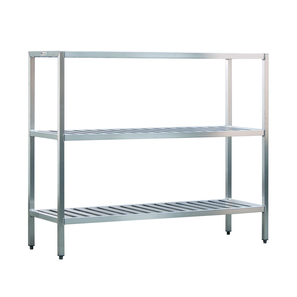 New Age 1041TB 3-Tier 20"D x 60"H x 36"L T-Bar Shelving Unit 1000 lb Capacity