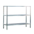 New Age 1041TB 3-Tier 20"D x 60"H x 36"L T-Bar Shelving Unit 1000 lb Capacity