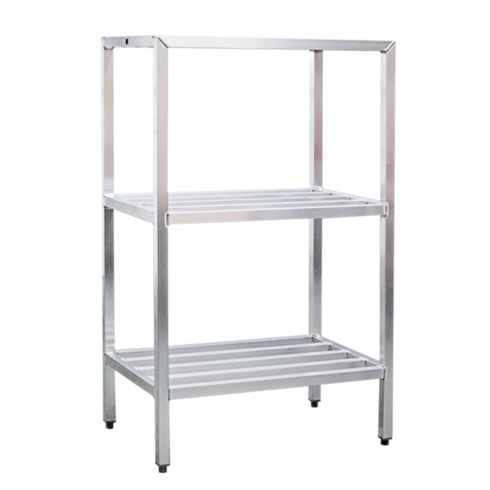 New Age 1041 Three-Tier 20"D x 48"H x 36"L H.D. Shelving Unit 1500 lb Capacity