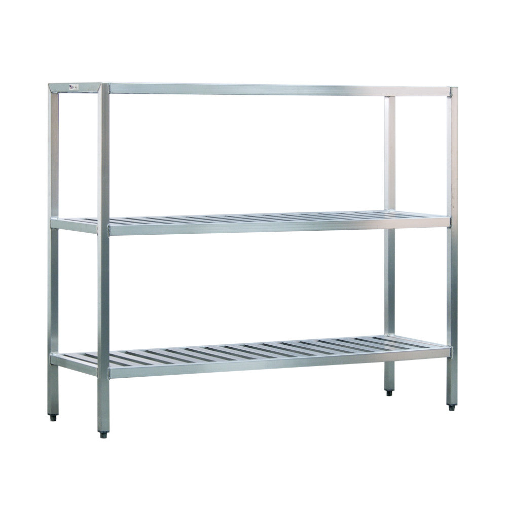 New Age 1042TB 3-Tier 20"D x 60"H x 48"L T-Bar Shelving Unit 1000 lb Capacity