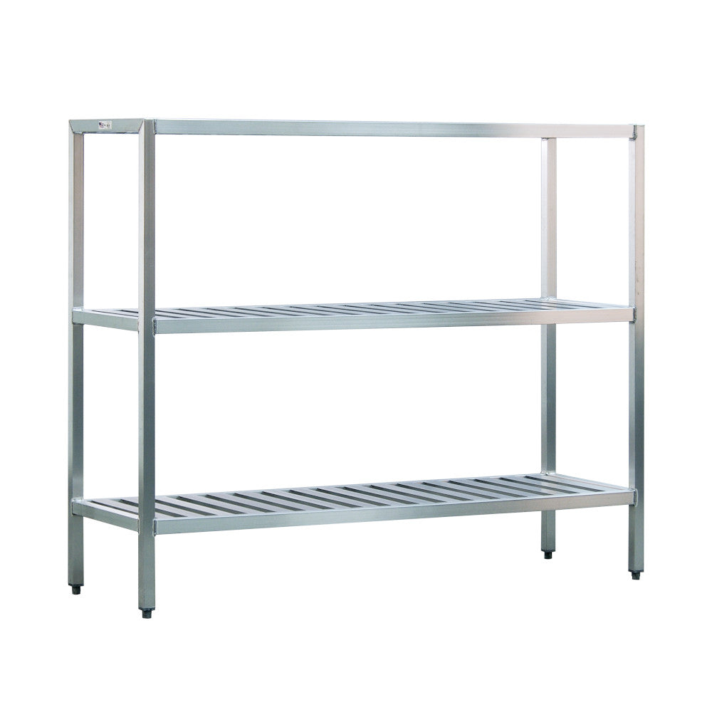 New Age 1043TB  Three-Tier 20"D x 60"H x 60"L T-Bar Shelving Unit 1000 lb Capacity