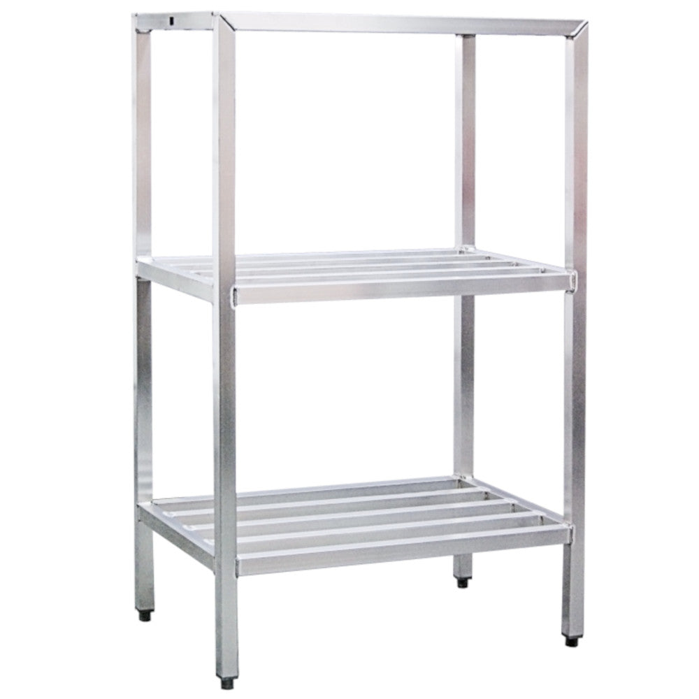 New Age 1045 Three-Tier 24"D x 60"H x 36"L H.D. Shelving Unit 1500 lb Capacity