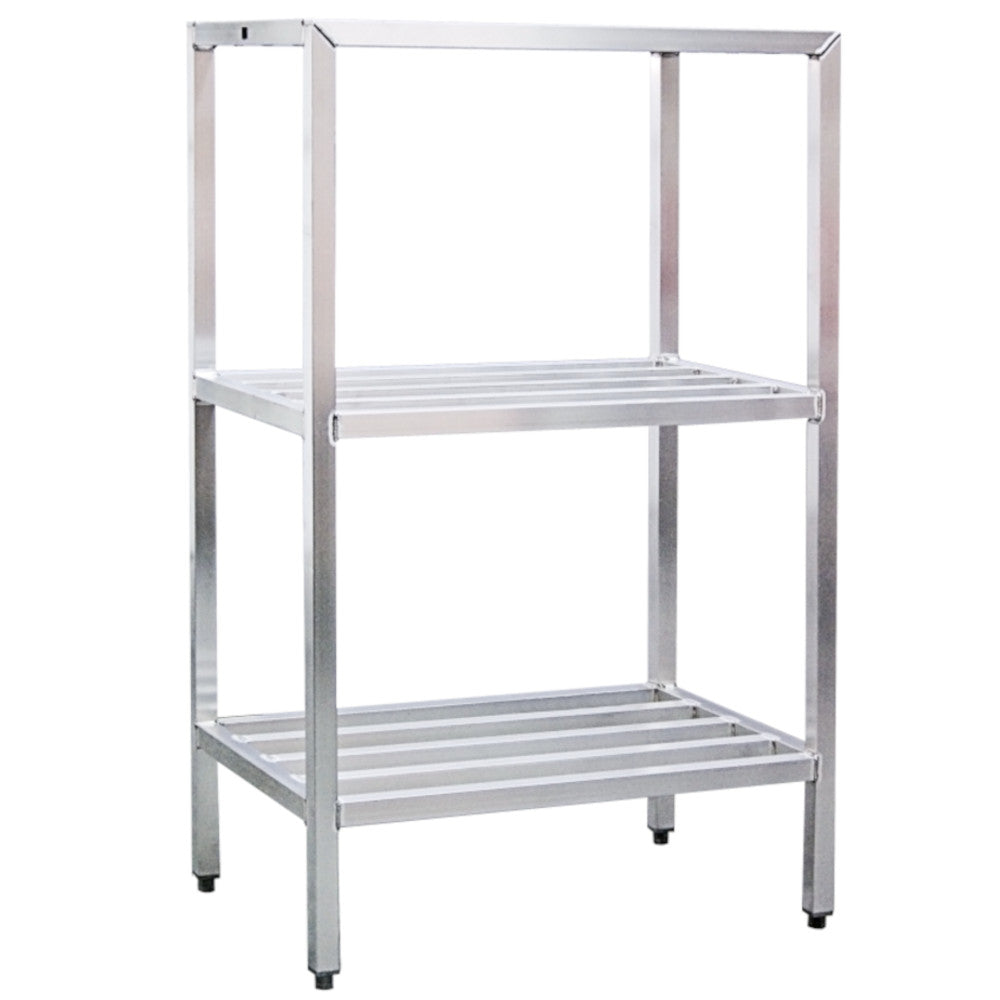 New Age 1048 Three-Tier 24"D x 60"L x 72"L H.D. Shelving Unit 1500 lb Capacity