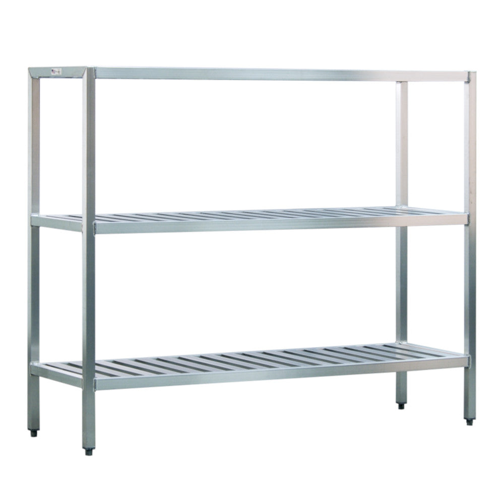 New Age 1048TB 3-Tier 24"D x 60"H x 72"L T-Bar Shelving Unit 1000 lb Capacity