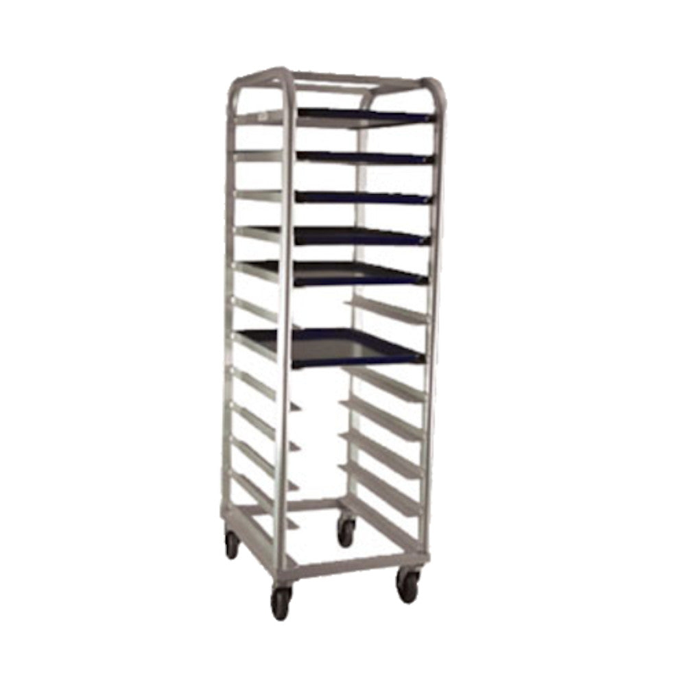 New Age 1163 Mobile End-Loading 15-3/4" Utility Rack with Open Sides