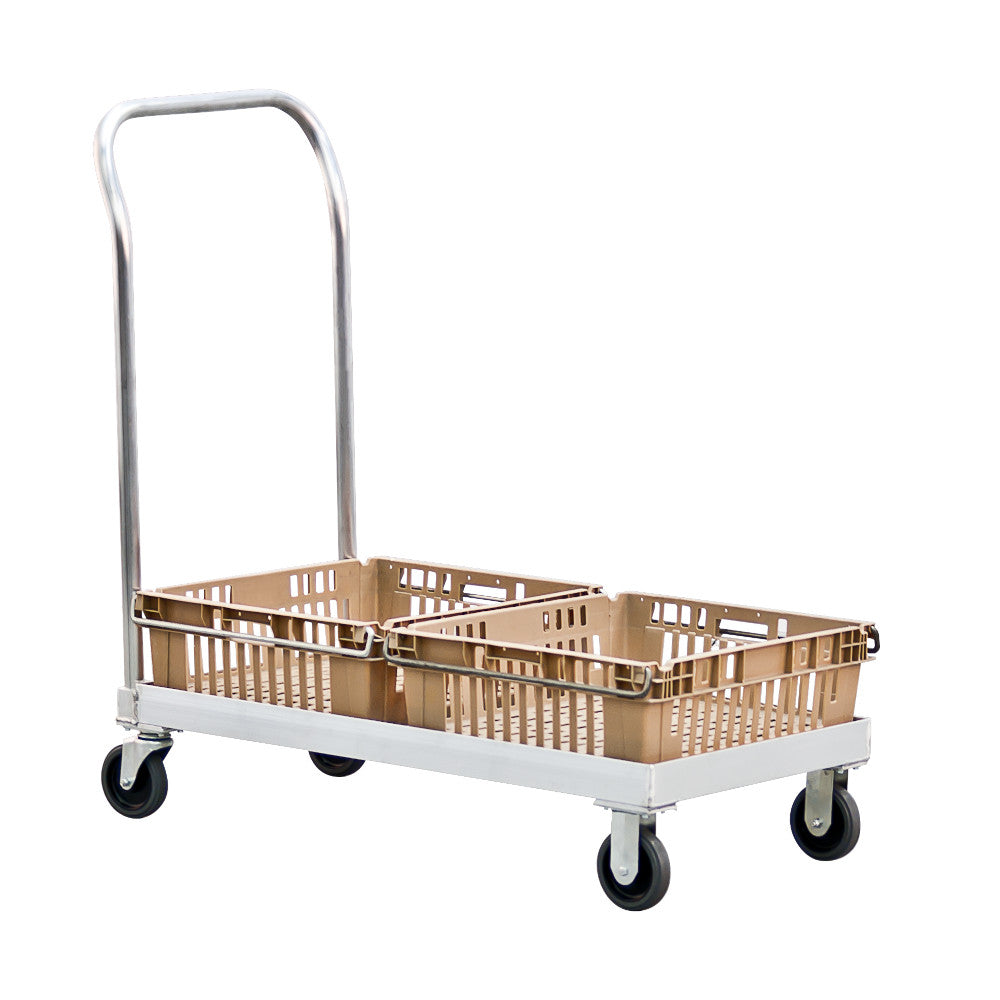New Age 1172 Double Stack 42-1/2" Open Frame Chilltray Dolly - 1000 lb. Capacity