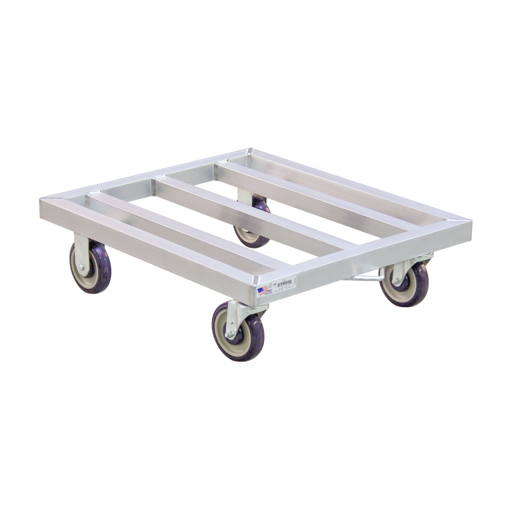 New Age 1182 Aluminum 24”W x 8”H x 29.5”D Super Dolly - 1000 lb. Capacity