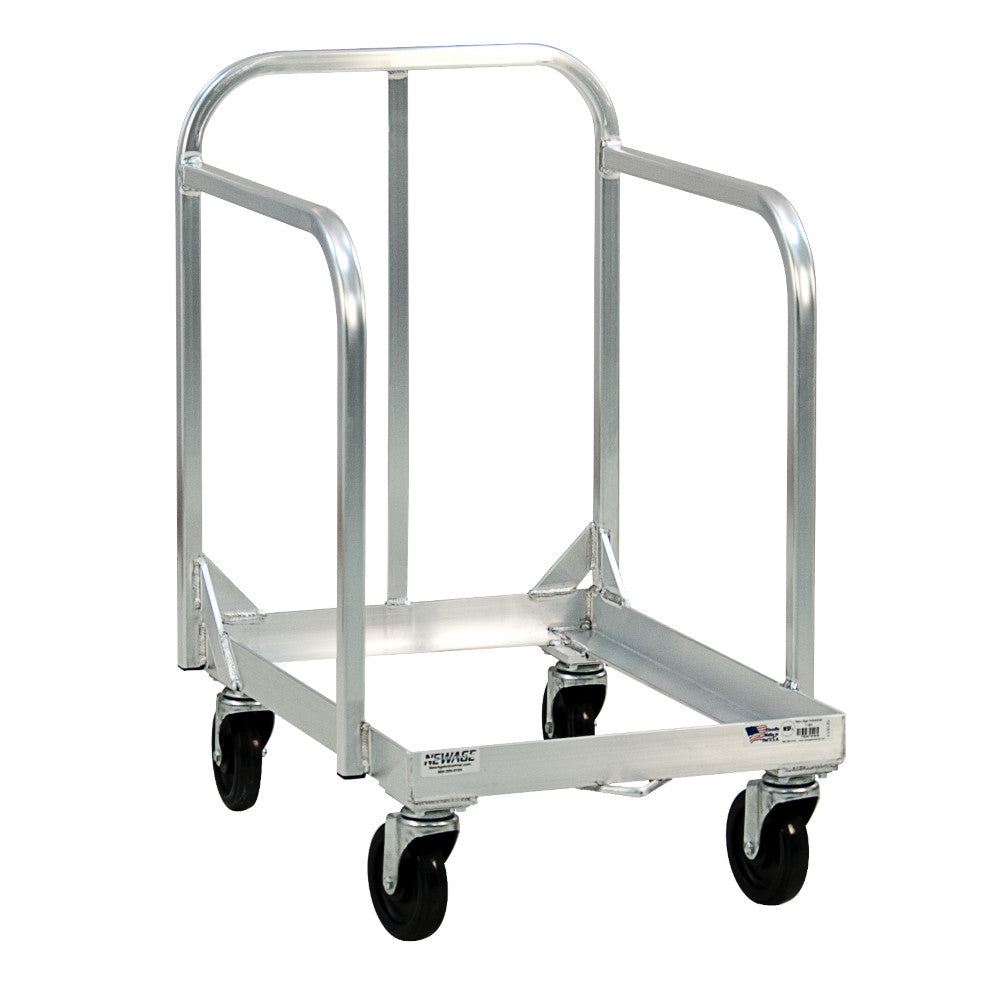 New Age 1193 Single Stack Bun Pan Dolly Truck with Sides/Handles 900 lb Capacity