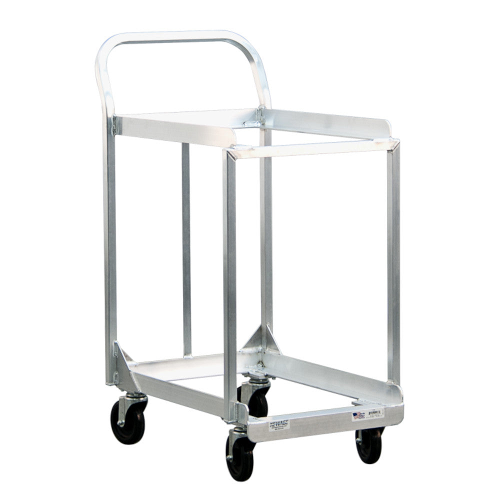 New Age 1194 Two Tier Bun Pan Dolly Truck with Sides/Handles 900 lb. Capacity