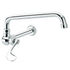 Krowne Metal 12-170L Splash Mount Commercial Extended Wok Faucet with 10" Spout