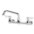 Krowne Metal 12-806L Splash Mount Commercial Faucet with 6" Swing Spout
