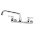 Krowne Metal 12-808L Splash Mount Commercial Faucet with 8" Swing Spout