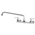 Krowne Metal 12-812L Splash Mount Commercial Faucet with 12" Swing Spout