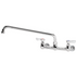 Krowne Metal 12-814L Splash Mount Commercial Faucet with 14" Swing Spout
