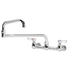 Krowne Metal 12-818L Splash Mount Commercial Faucet with 18" Jointed Spout
