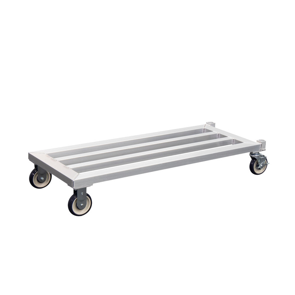 New Age 1205 Mobile 24"D x 8.25"H x 43.75"L Dunnage Rack - 1000 lb. Capacity