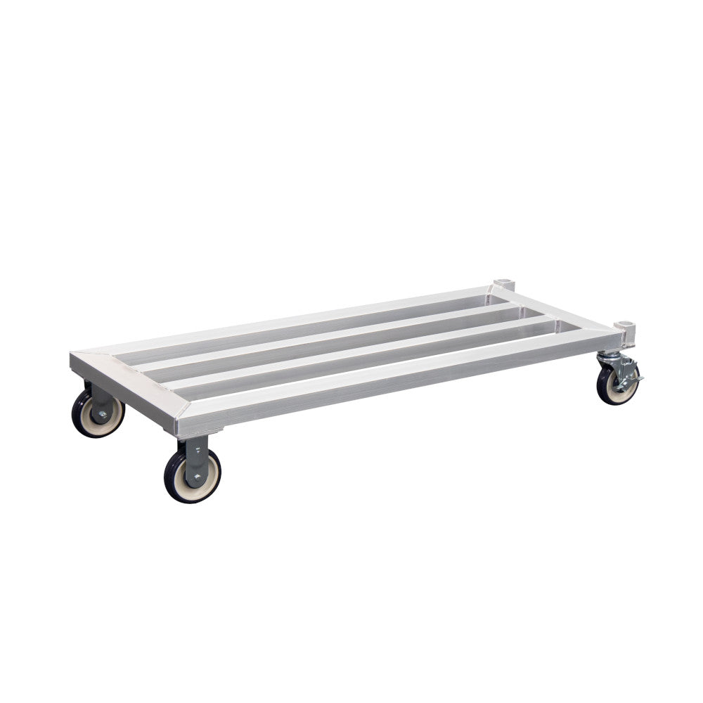 New Age 1207 Mobile 24"D x 8.25"H x 61.75"L Dunnage Rack - 1000 lb. Capacity