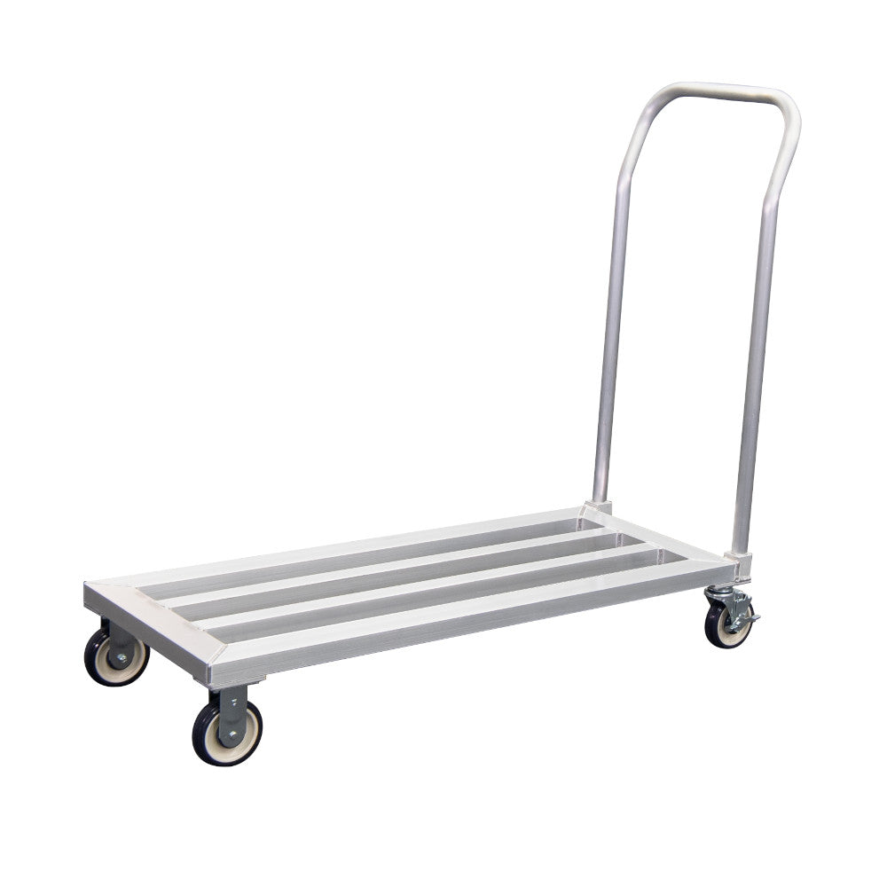 New Age 1212 Mobile 20"D x 8.25"H x 61.75"L Dunnage Rack 1000 lb. Capacity