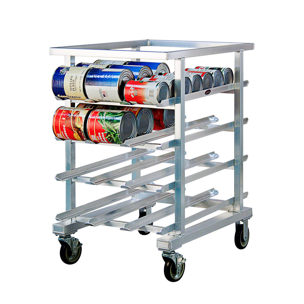 New Age 1226NT Mobile 25" Half-Size Can Storage Rack - Top NOT Included