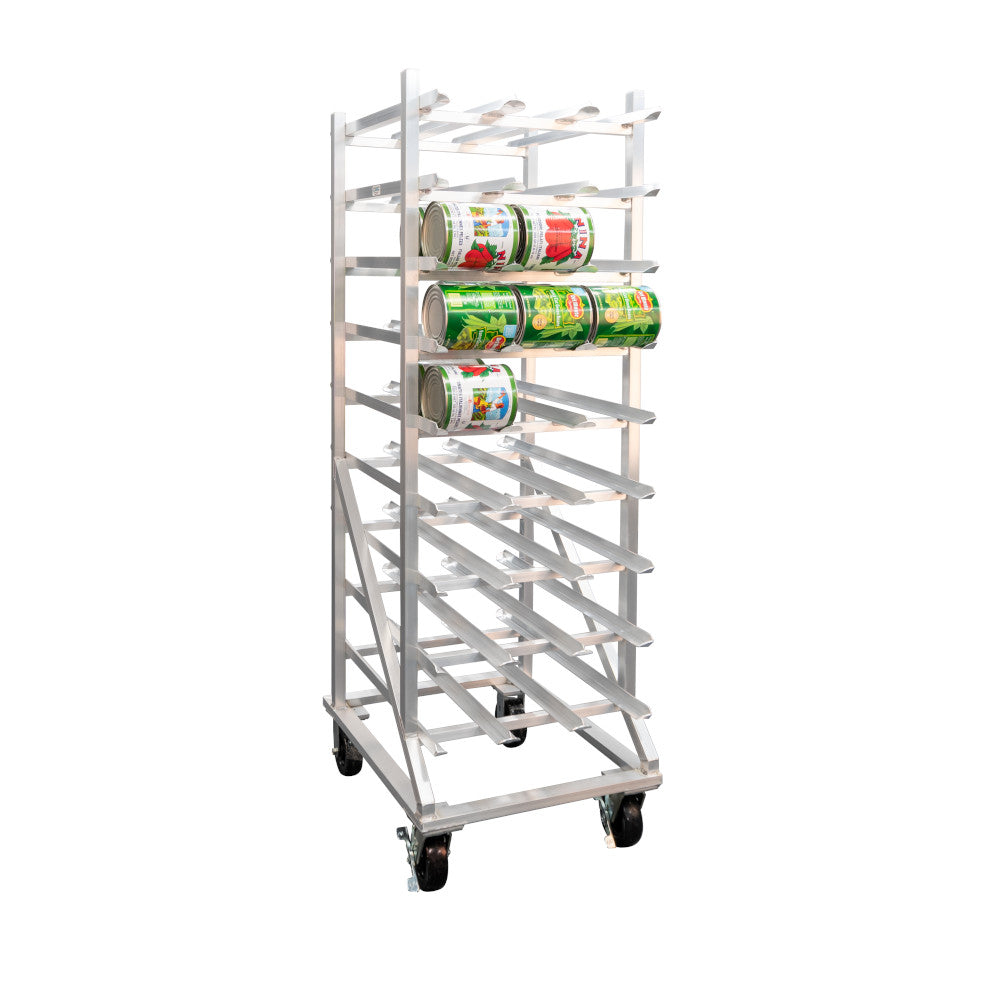 New Age 1250CK 35"L x 25.5"W x 78"H Mobile Can Storage Rack