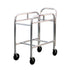 New Age 1266H Lug Dolly 15.5" x 8.75" x 25" with Welded Handle - 2 Lug Capacity