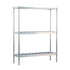 New Age 1288 18"D x 76"H x 80"L Keg Storage Rack with Three "T"-Bar Shelves