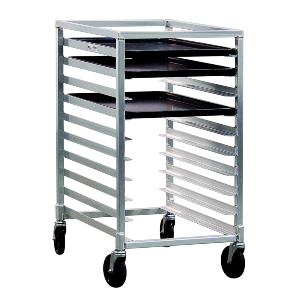 New Age 1312 Mobile 20.375"W x 38"H x 26"D Half-Size Bun Pan Rack