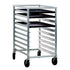 New Age 1312 Mobile 20.375"W x 38"H x 26"D Half-Size Bun Pan Rack