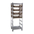 New Age 1316 Mobile Full Height Produce Crisper Rack with 10-3/4" Centers - 8 Chill Basket Capacity