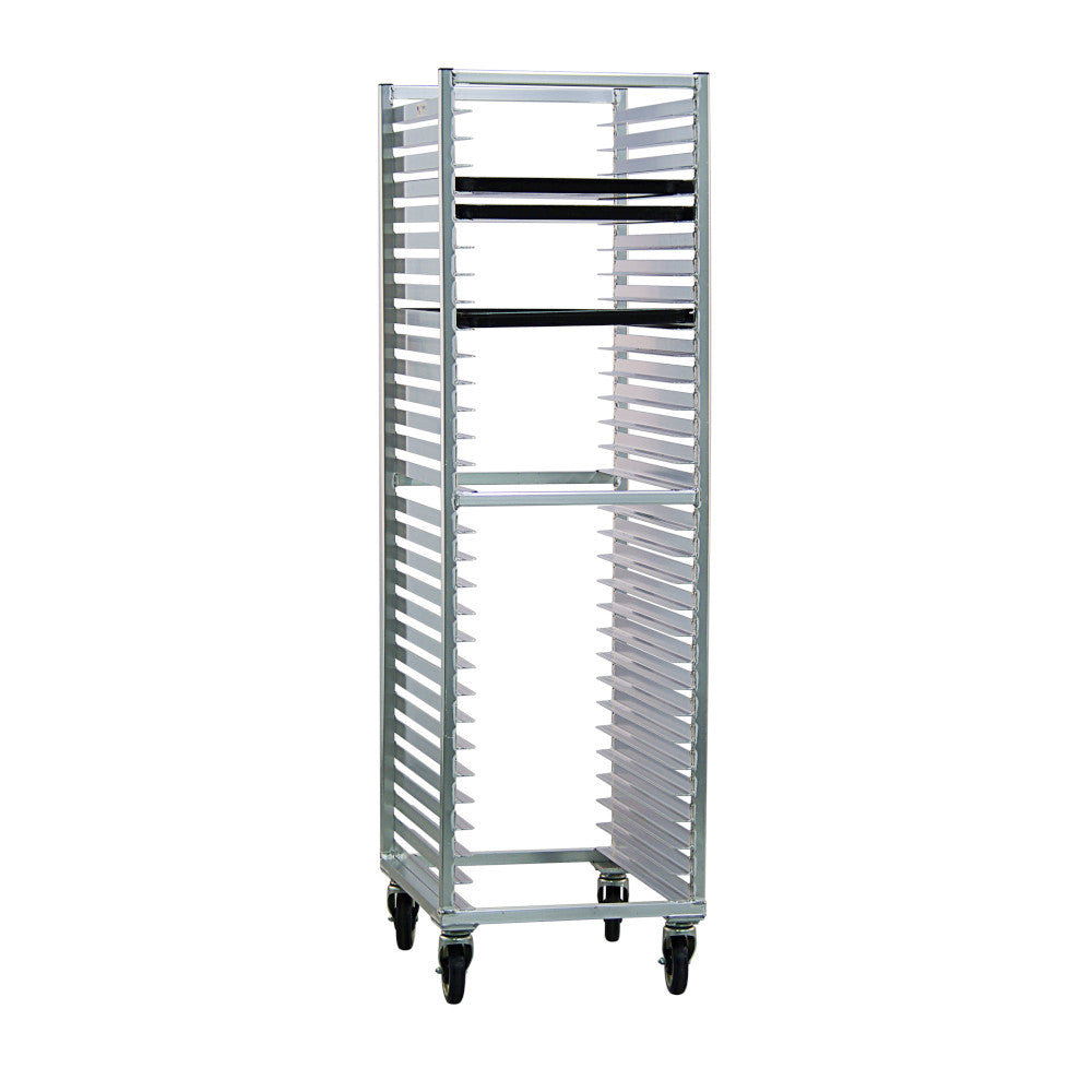 New Age 1330 Mobile Full Height End Loading Bun Pan Rack - Ships Assembled