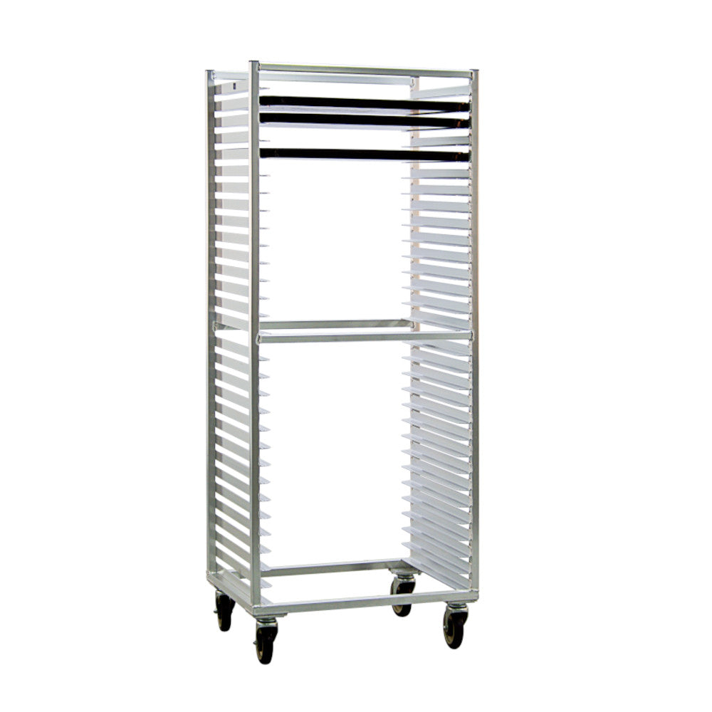 New Age 1330S Mobile Full Height Side Loading Bun Pan Rack - Ships Assembled