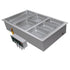 Hatco HWBI-3DA 3 Pan Drop-In Modular Heated Well with Drain and Auto-Fill