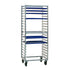 New Age 1331S Mobile Full Height Side Loading Bun Pan Rack - Slides on 3" Centers