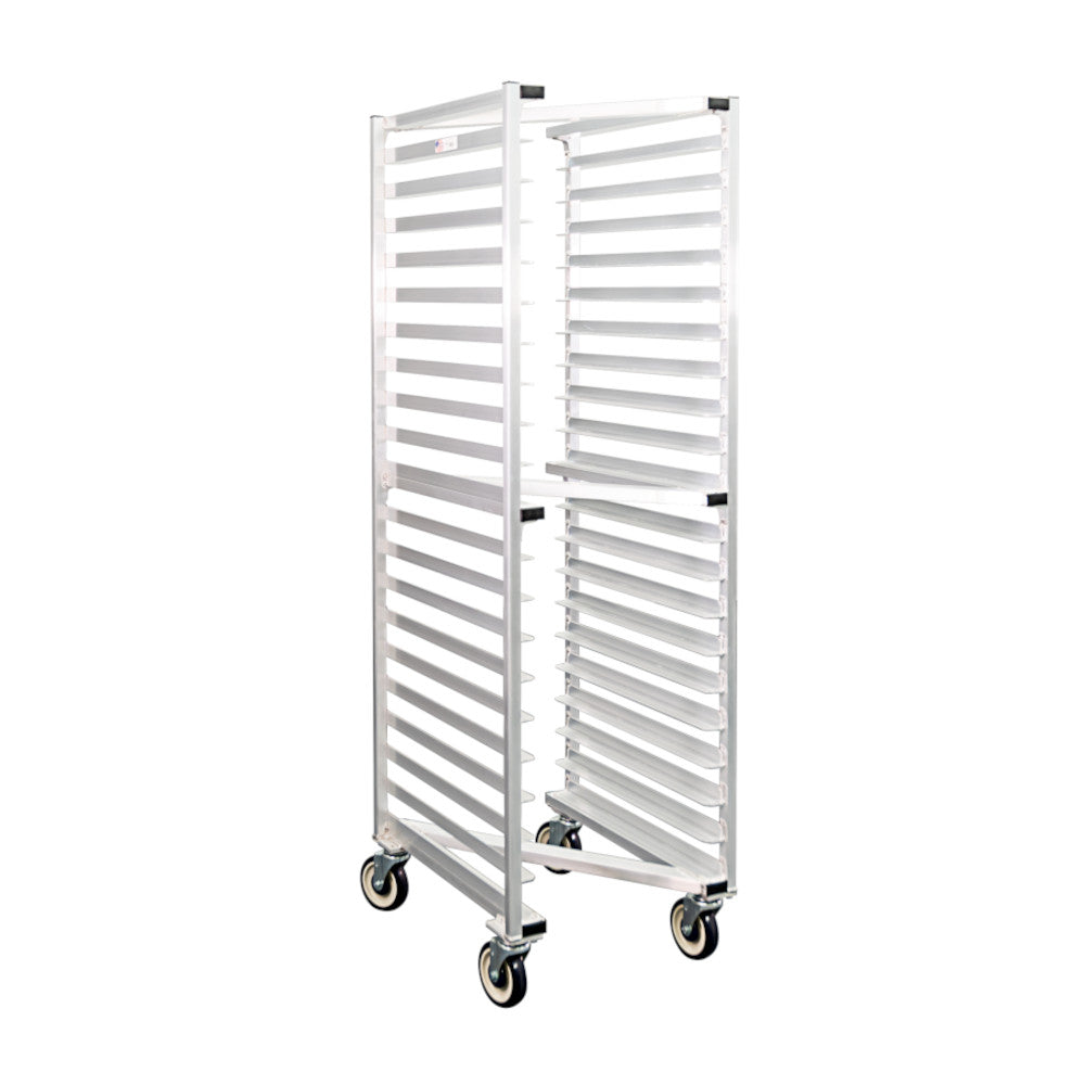 New Age 1331Z Mobile Full Height Open Sides "Z" Type Nesting Bun Pan Rack