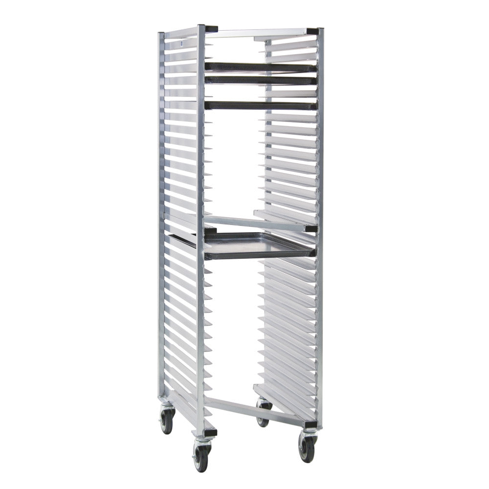 New Age 1331Z Mobile Full Height Open Sides "Z" Type Nesting Bun Pan Rack